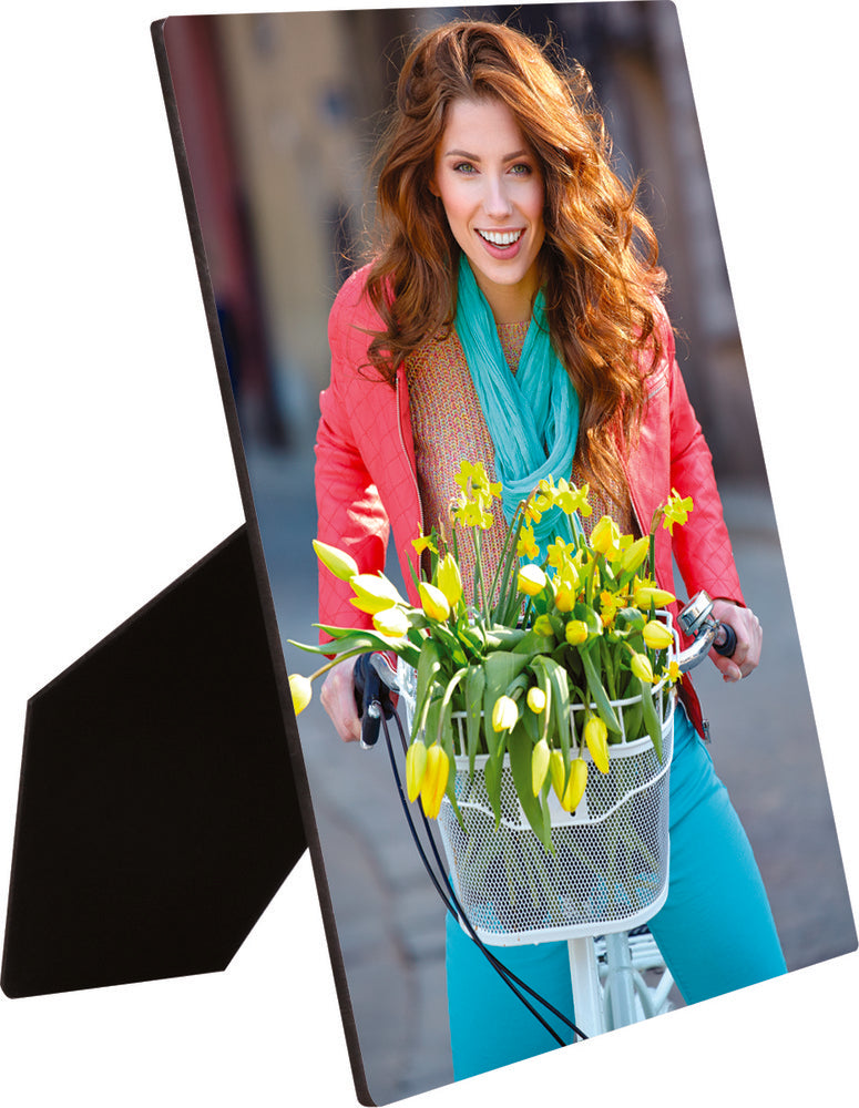 Custom Picture frame borderless printing with easel size 8x10in