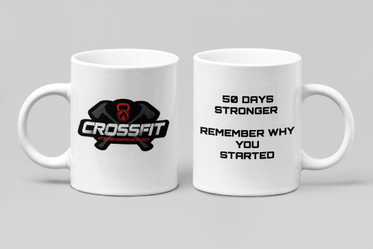 24 Personalized 11oz Custom Ceramic coffee or tea mugs - customize with your pictures, text, logos or text - Crossfit Mugs