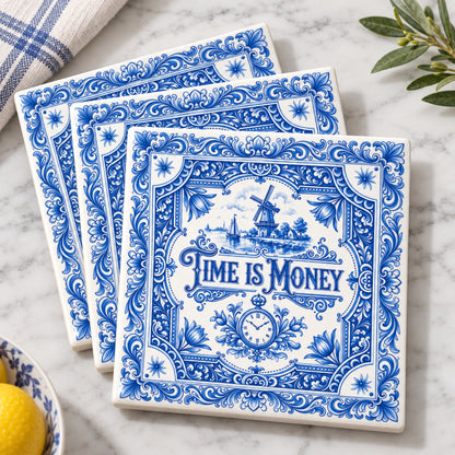 Time Is Money tile set of four hero image
