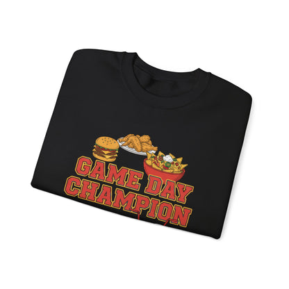 Game Day Champion Crewneck Sweatshirt | Super Bowl Party, Game Day Humor