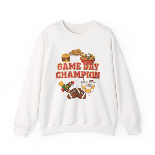 Game Day Champion Crewneck Sweatshirt | Super Bowl Party, Game Day Humor
