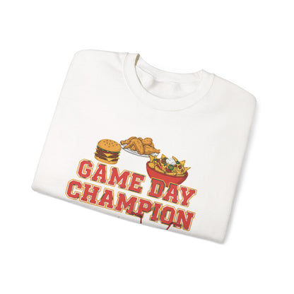 Game Day Champion Crewneck Sweatshirt | Super Bowl Party, Game Day Humor