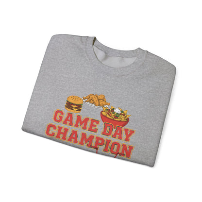 Game Day Champion Crewneck Sweatshirt | Super Bowl Party, Game Day Humor