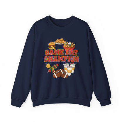 Game Day Champion Crewneck Sweatshirt | Super Bowl Party, Game Day Humor