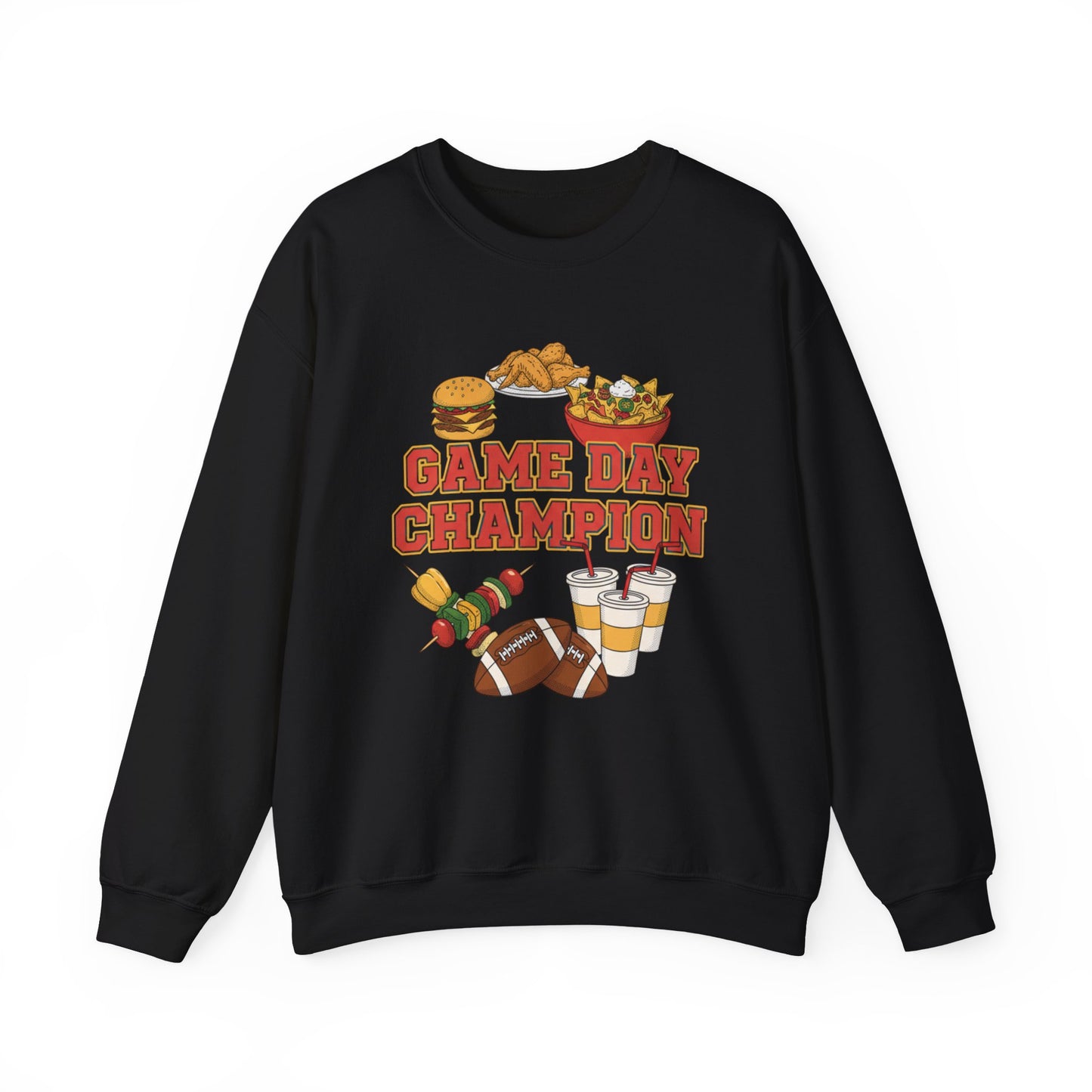 Game Day Champion Crewneck Sweatshirt | Super Bowl Party, Game Day Humor
