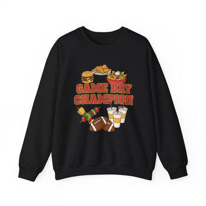 Game Day Champion Crewneck Sweatshirt | Super Bowl Party, Game Day Humor