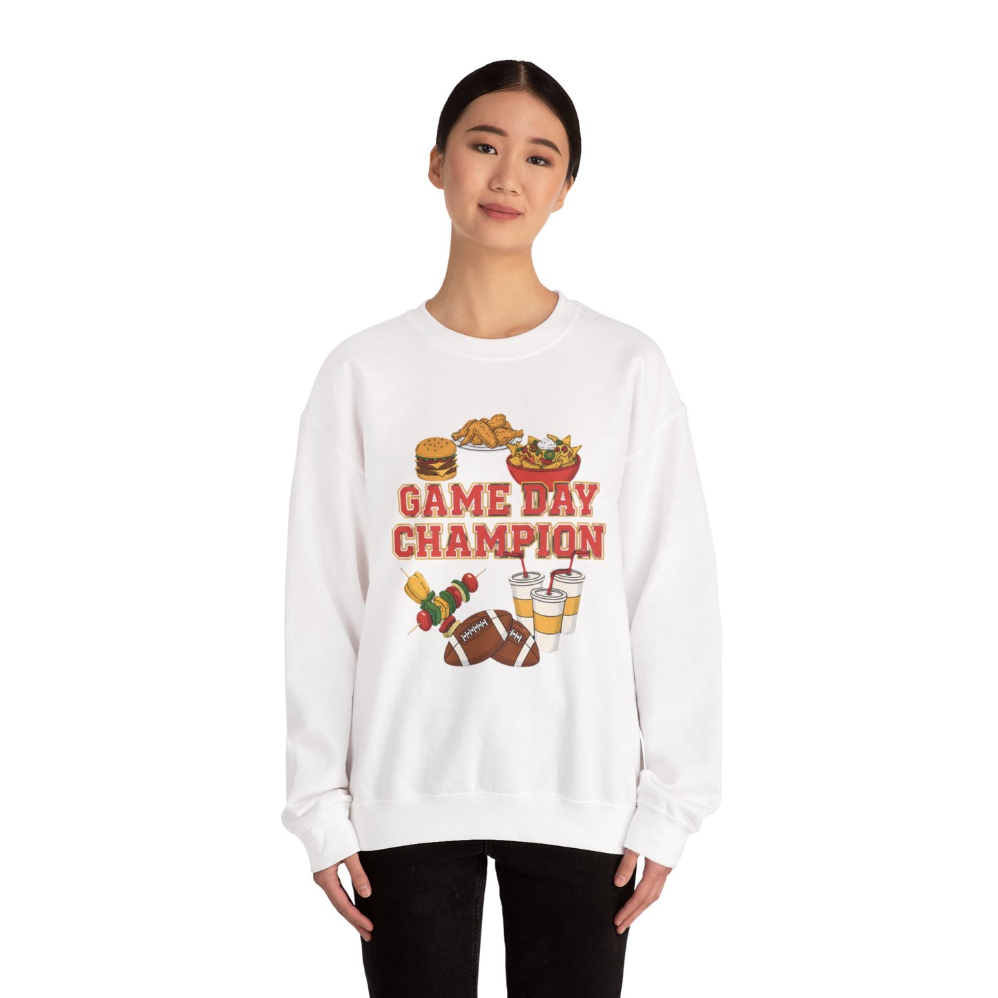 Game Day Champion Crewneck Sweatshirt | Super Bowl Party, Game Day Humor