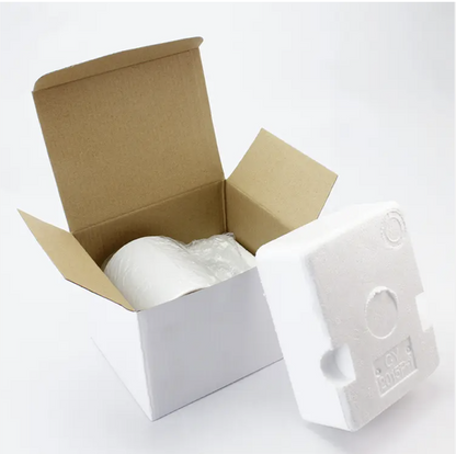 11oz Ceramic coffee mug white box with protective Styrofoam supports  - only boxes no mugs