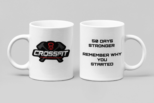 24 Personalized 11oz Custom  Ceramic coffee or tea mugs - customize with your pictures, text, logos or text - Crossfit Mugs