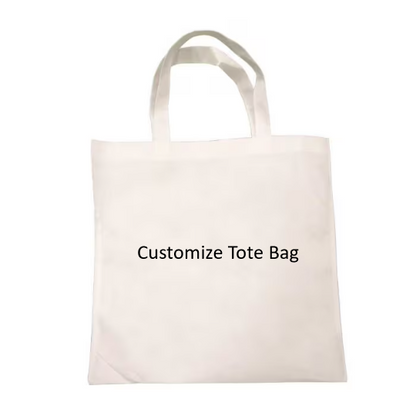 Custom Non-woven Tote Bag - Large - 14.5" x 15.4" - add your logo, photo or design - gift bag - promotional bag - branding bag