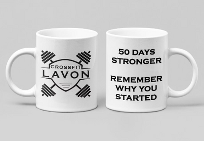 24 Personalized 11oz Custom  Ceramic coffee or tea mugs - customize with your pictures, text, logos or text - Crossfit Mugs