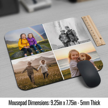 Personalized landscape photo mousepad